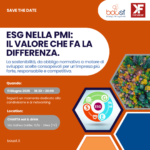 ESG NELLA PMI: IL VALORE CHE FA LA DIFFERENZA - Save the date!