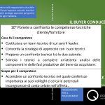 10° Ponete a confronto le competenze tecniche cliente/fornitore - 25 approcci per negoziare