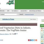 Linee guida italiane per la nutrizione dall'infanzia all'adolescenza sul "Journal of the Academy of Nutrition and Dietetics"