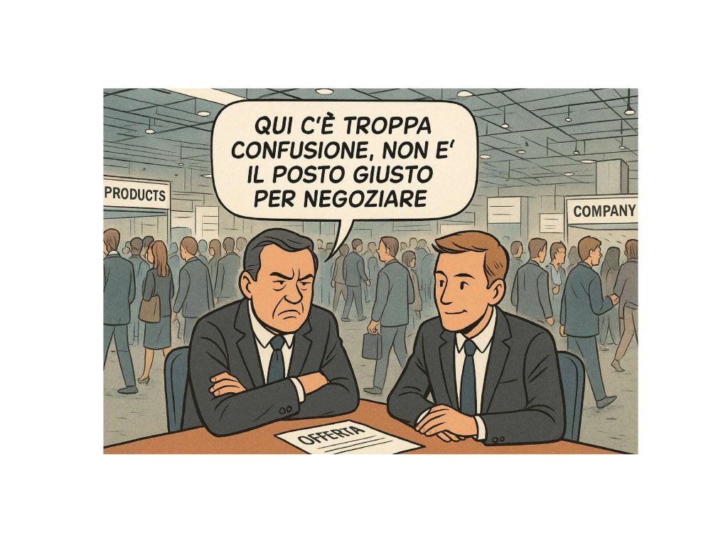 pianificare la tempistica e il luogo della trattativa