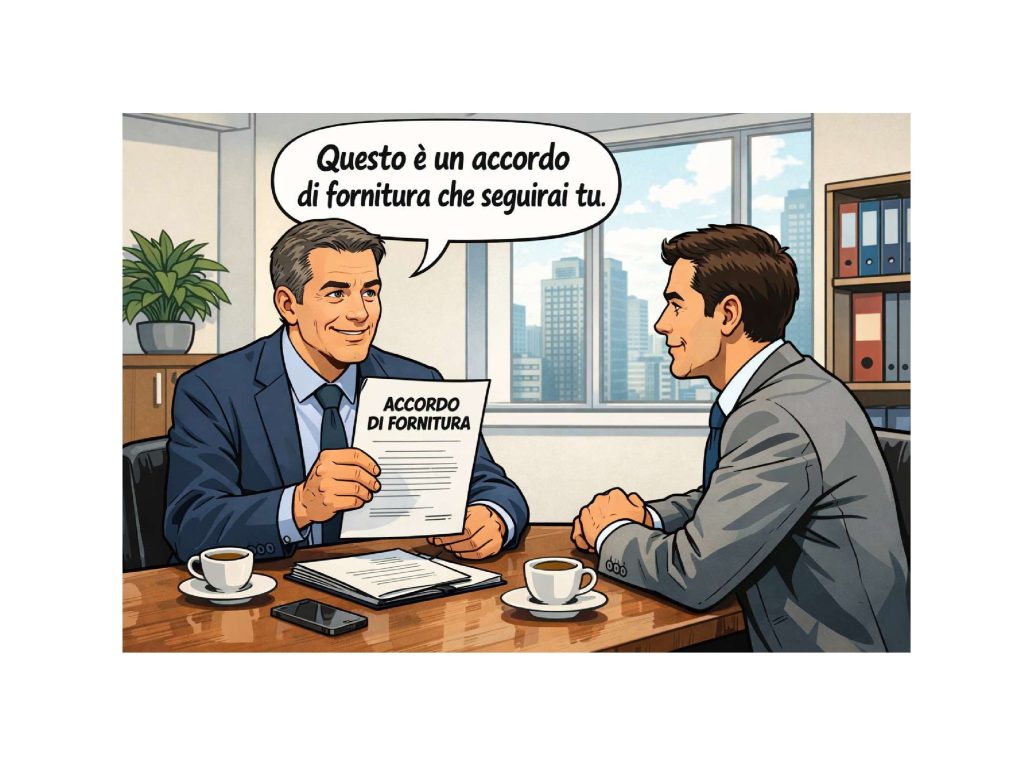 Completare la negoziazione con la stesura dell’accordo finale e predisponi le deleghe